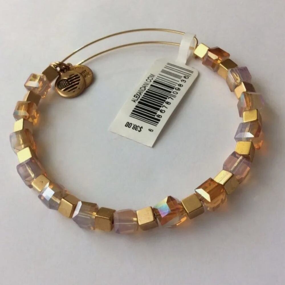 alex and ani depths of the wild golden beaded bangle pl